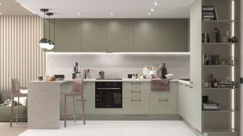 Тренды и новые цвета в дизайне современных кухонь в 2023 году в Мирном - mirnyj.mebel54.com | фото