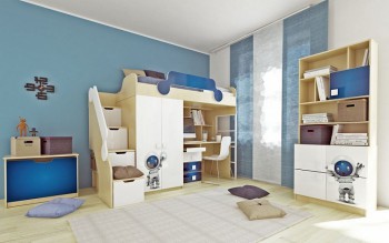 Детская комната Санни (Белый/корпус Клен) в Мирном - mirnyj.mebel54.com | фото