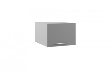 Гарда ГПГ 500 шкаф верхний горизонтальный глубокий (Белый Эмалит/корпус Серый) в Мирном - mirnyj.mebel54.com | фото