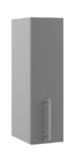 Гарда П 200 шкаф верхний (Белый Эмалит/корпус Серый) в Мирном - mirnyj.mebel54.com | фото