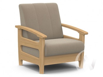 Кресло для отдыха Омега (бук лак/CATANIA LATTE) в Мирном - mirnyj.mebel54.com | фото