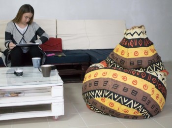 Кресло-груша Большое-Африка в Мирном - mirnyj.mebel54.com | фото