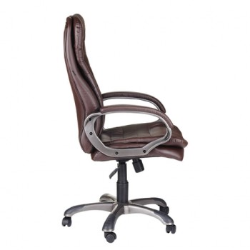 Кресло офисное BRABIX Omega EX-589 (коричневое) в Мирном - mirnyj.mebel54.com | фото