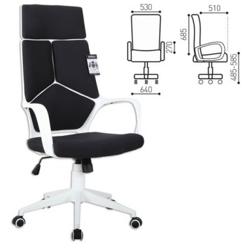 Кресло офисное BRABIX Prime EX-515 (черная ткань) в Мирном - mirnyj.mebel54.com | фото