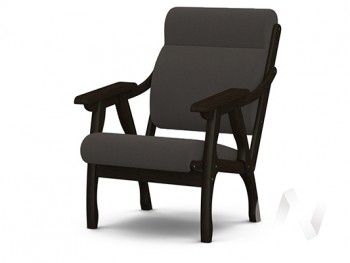 Кресло Вега-10 (венге лак/ULTRA GRAFIT) в Мирном - mirnyj.mebel54.com | фото