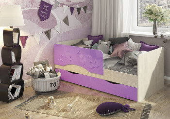 Кровать Алиса КР-812 1,6 Белфорд/Розовый металлик в Мирном - mirnyj.mebel54.com | фото
