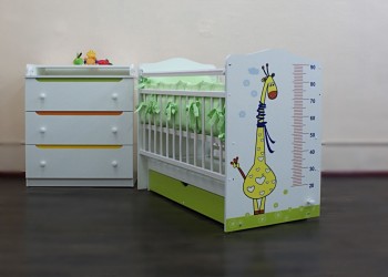 Кроватка детская Жираф в Мирном - mirnyj.mebel54.com | фото
