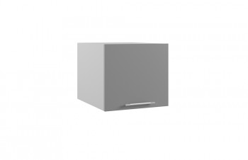Лофт ГВПГ 500 шкаф верхний горизонтальный глубокий высокий (Штукатурка белая/корпус Серый) в Мирном - mirnyj.mebel54.com | фото