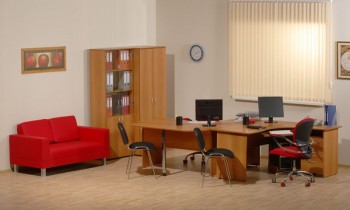 Мебель для персонала Рубин 42 Светлый миланский орех в Мирном - mirnyj.mebel54.com | фото