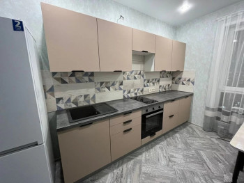 Модульная кухня Норд 2,5 м (Софт какао/Белый) в Мирном - mirnyj.mebel54.com | фото