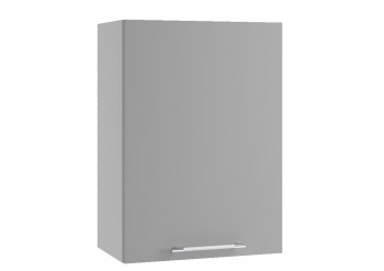 Монца ВП 500 шкаф верхний высокий (Белый софт/корпус Серый) в Мирном - mirnyj.mebel54.com | фото