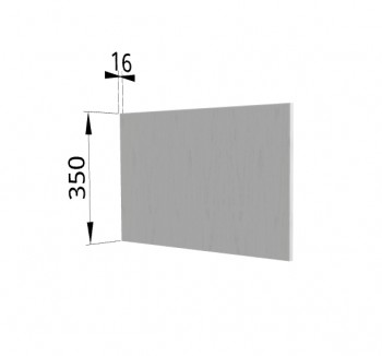 Панель торцевая (для шкафа горизонтального глубокого) ГПГ Капри (Липа белый) в Мирном - mirnyj.mebel54.com | фото