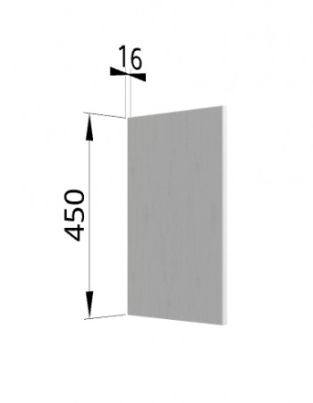 Панель торцевая (для шкафа горизонтального высокого) ВПГ Капри (Липа белый) в Мирном - mirnyj.mebel54.com | фото