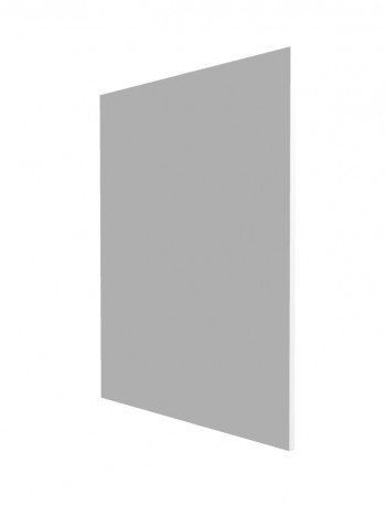 Панель торцевая С Ройс (для шкафов нижних) Белый софт в Мирном - mirnyj.mebel54.com | фото