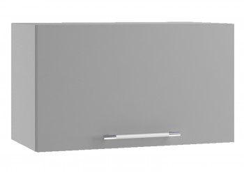 Ройс ПГ 600 Шкаф верхний горизонтальный (Графит софт/корпус Серый) в Мирном - mirnyj.mebel54.com | фото