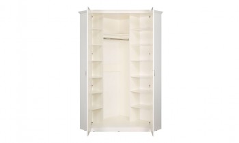 Шкаф для одежды 13.124 Ливерпуль (Белый, ясень ваниль НМ-1012-100 ПВХ) в Мирном - mirnyj.mebel54.com | фото