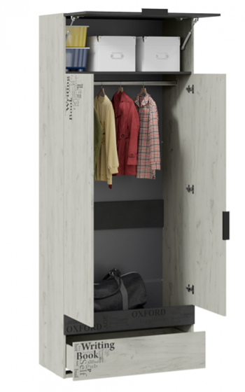 Шкаф комбинированный для одежды «Оксфорд-2» в Мирном - mirnyj.mebel54.com | фото
