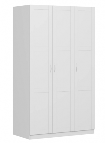 Шкаф трехдверный Пегас сборный белый в Мирном - mirnyj.mebel54.com | фото