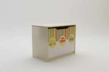 Ящик для игрушек Клаксон (Бежевый/корпус Клен) в Мирном - mirnyj.mebel54.com | фото